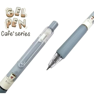 Oniso ปากกาเจล รุ่น Cafe'Series / รุ่น Floral ONI-92231-4 ขนาด 0.5 มม. หมึกน้ำเงิน เปลี่ยนไส้ได้