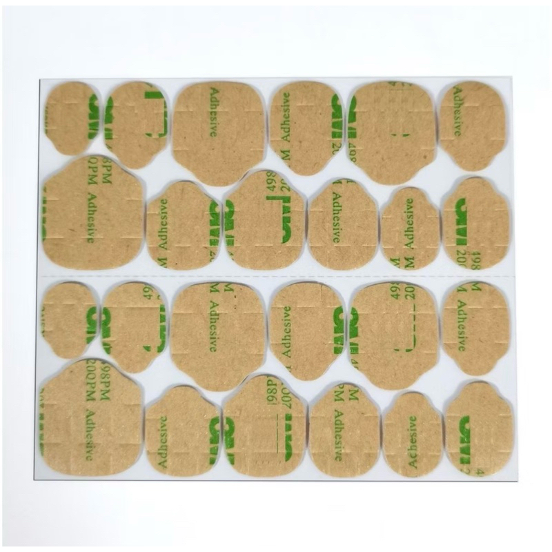 กาวสติ๊กเกอร์ซิลิโคนติดเล็บปลอม  3M Silicone glue (1แผ่น) (24ชิ้น) กาวสองหน้าติดเล็บปลอม เหนียวมาก