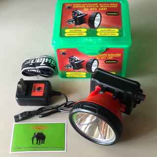 ไฟฉายคาดหัวตราช้าง-ซันไลท์ รุ่น671LED