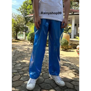 กางเกงกันฝน กันน้ำ กันเปื้อนได้ทุกชนิด 7สี ผ้ามุก PVC100%