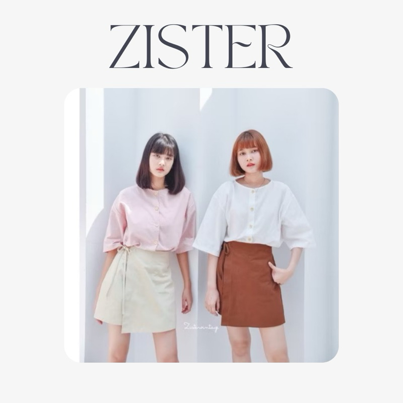 ZISTER | ZV0052 Minimal oversize top  เสื้อโอเวอร์ไซต์สไตล์มินิมอล