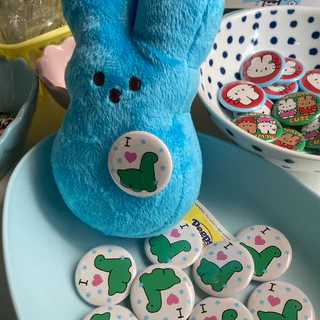 (Mini Pin) DINO&BUNNIES เข็มกลัดจิ๋ว ขนาด 3.2 cm