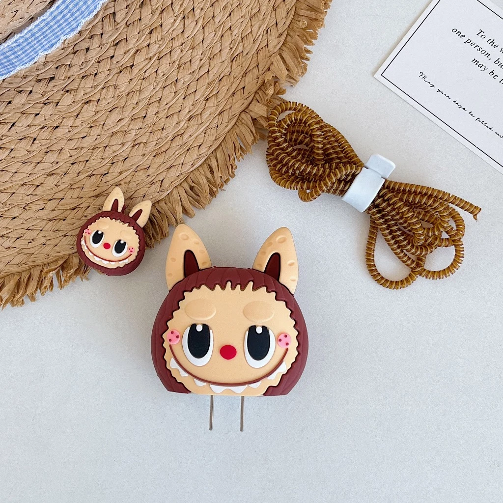 【ส่งจากไทย 18w/20w】เคส สำหรับ ไอโฟน Apple Power Adapter 18W/20W สายชาร์จ ลายการ์ตูนน่ารัก  Cable Bite ตัวถนอมสายชาร์จ thumbnail 9