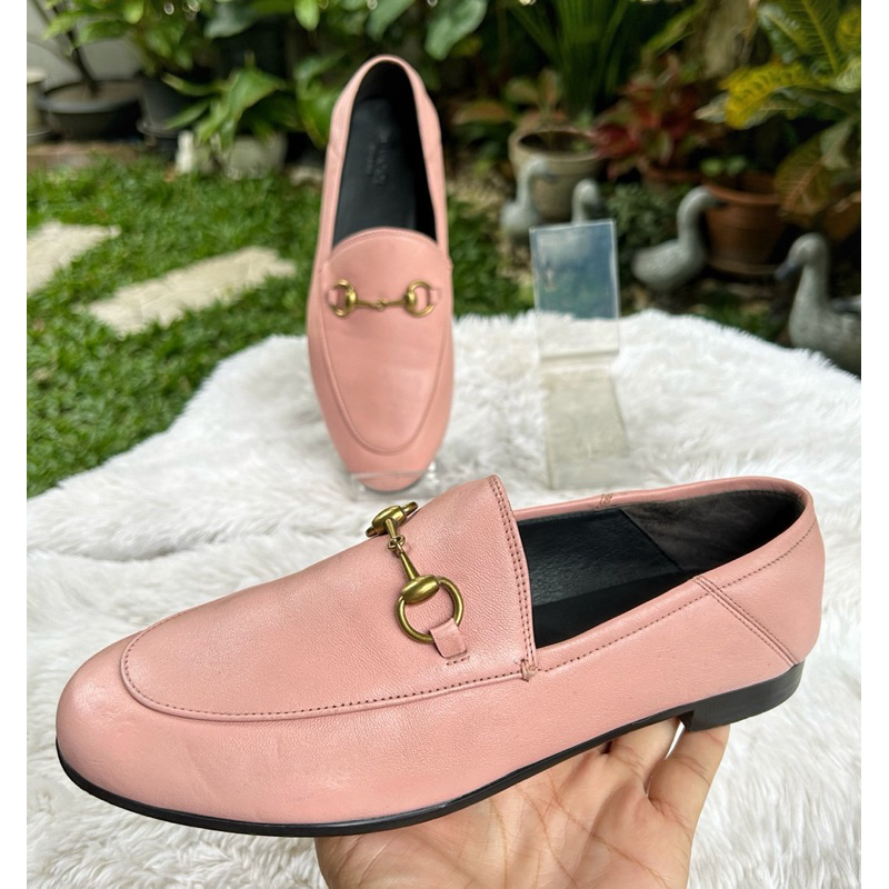 Loafer pink Leather Sz.37 มือสองแบรนด์แท้