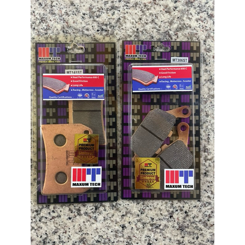 ชุดผ้าเบรคหน้า-หลัง Zontes 350D / Zontes 350E (2022-2024)