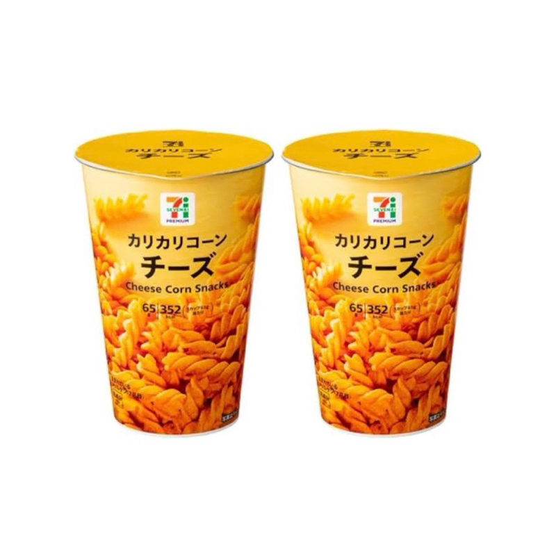 พร้อมส่ง ‼️ขนม7-11ญี่ปุ่น Karikari Consomme corn snack ขนมข้าวโพดเกลียว รสออริจินอล รสชีส