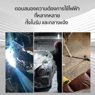 RANDYล้อเก็บสายไฟ 4ช่อง VCT1.5x3 ปลั๊กไฟ ประกัน5ปี 16A3680W ยาว10 20 30M กันไฟสองชั้น พลาสติกวิศวกรรมแข็งแรงไม่รั่วไฟฟ้า