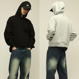IBB HOODIE CROPED เสื้อฮู้ดทรงครอปเนื้อผ้าหนาพรีเมี่ยม