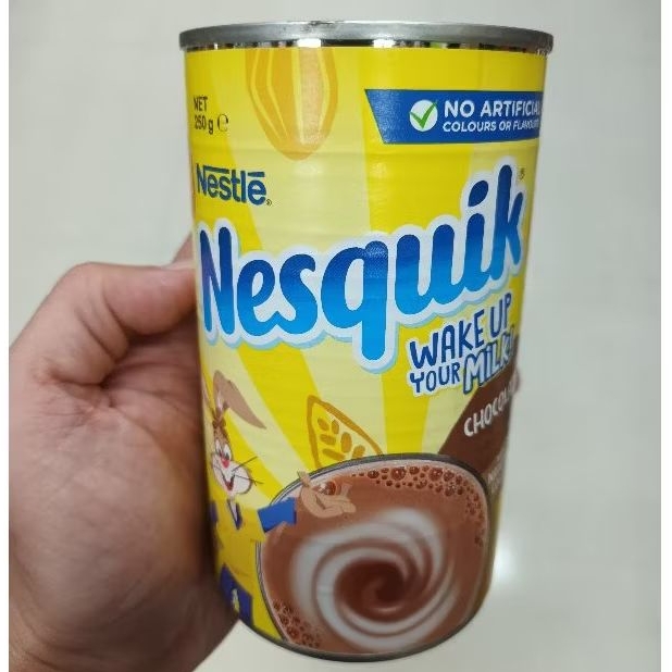 Nestle Nesquik Chocolate Flavor Powder Drink Mix 250g.
