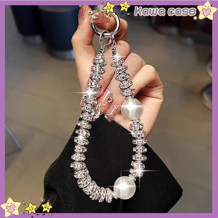 พวงกุญแจมุกน่ารัก/เคสมือถือ/จี้ห้อยกระเป๋า/เคสโทรศัพท์มือถือip15/14/13/12/11/7/8เนื้อเนยpro max plus