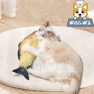 wen.W2 ตุ๊กตาแคทนิป ปลาแคทนิป ของเล่นแมว แคทนิป 20CM ดิ้นไม่…