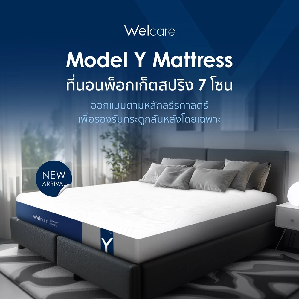 Welcare Mattress Model Y ที่นอนพ็อกเก็ตสปริง 7 โซน thumbnail 3