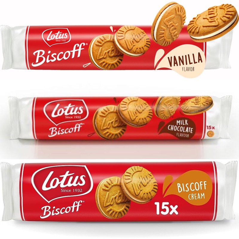 biscoff sandwich 110 g. มี11 ชิ้น มี3รสชาติ