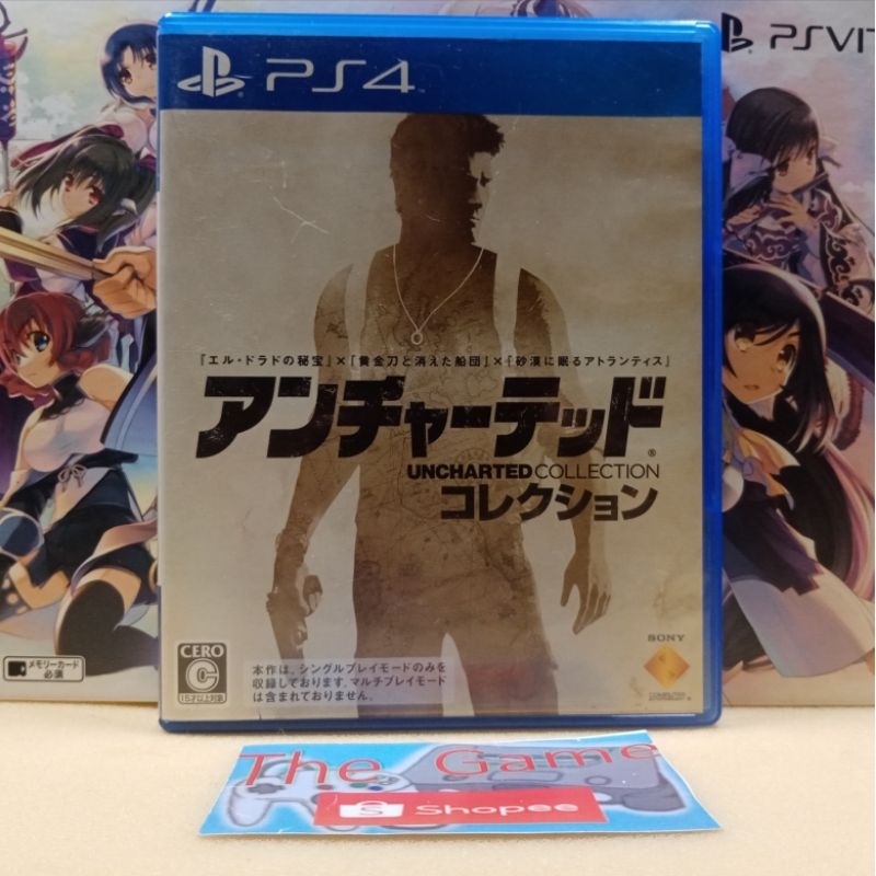 (PS4)​ เเผ่น​เกมส์​  PS4​ -​ PS5​📌รวม​ 3​ ภาค​ ใน​ 1​ เเผ่น📌​ Uncharted Collection​​ (English)​ ภาษา