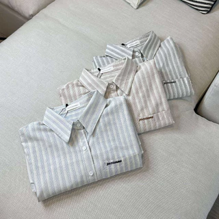 PASSION SHIRT | เสื้อเชิ้ตทรงโอเว่อร์ไซส์ ลายปักน่ารักมากก เนื้อผ้าใส่สบาย ไม่ร้อน