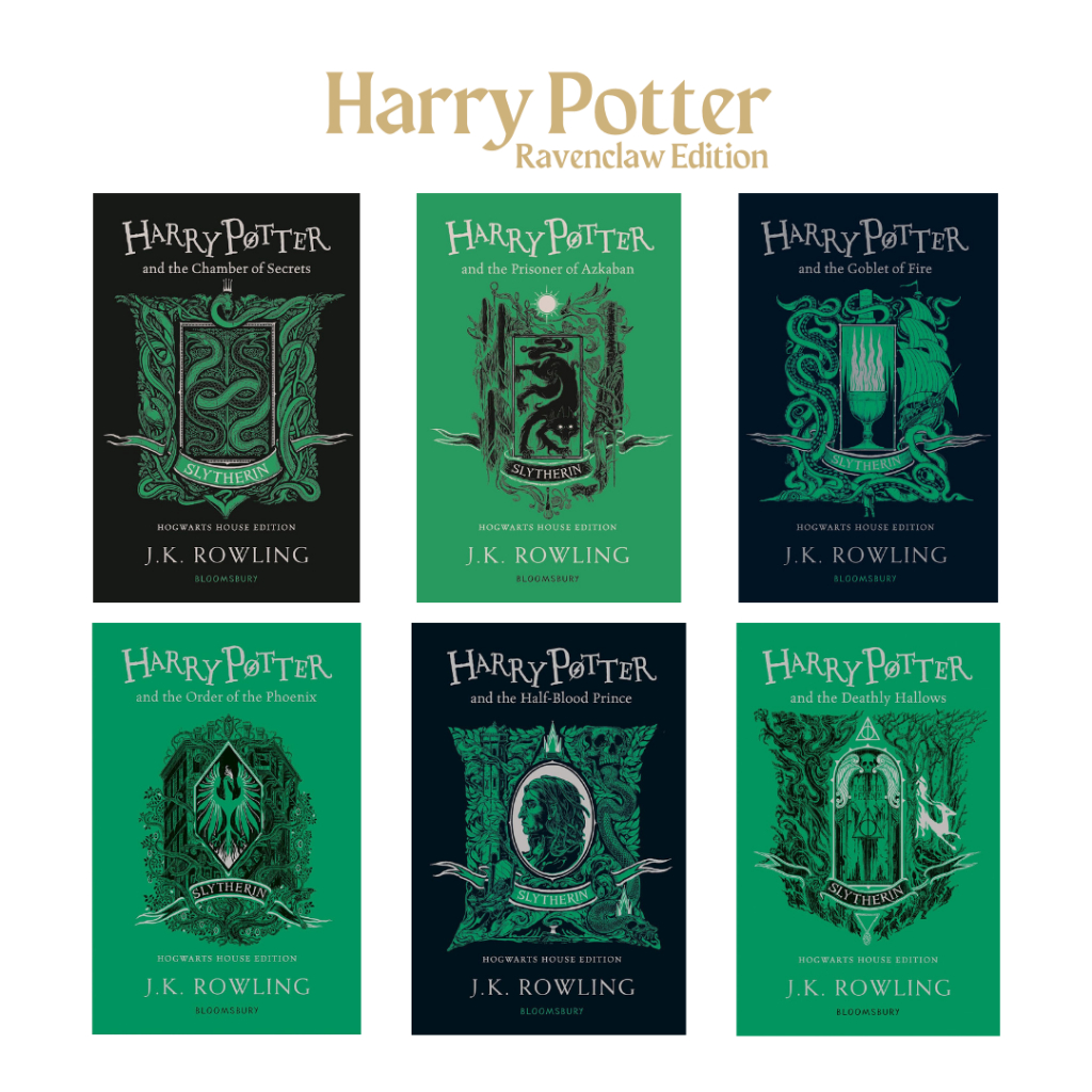 [Chulabook] หนังสือ SET HARRY POTTER (SLYTHERIN EDITION) (ภาษาอังกฤษ) (482384204523) c321