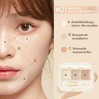 JUDYDOLL THREE-COLOR CONCEALER PALETTE จูดี้ดอล ทรีคัลเลอร์ คอนซีลเลอร์ พาเลท