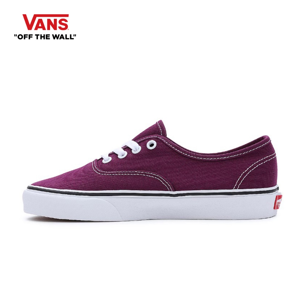 VANS AUTHENTIC - COLOR THEORY DARK PURPLE รองเท้า รองเท้าผ้าใบ ผู้ชาย ผู้หญิง