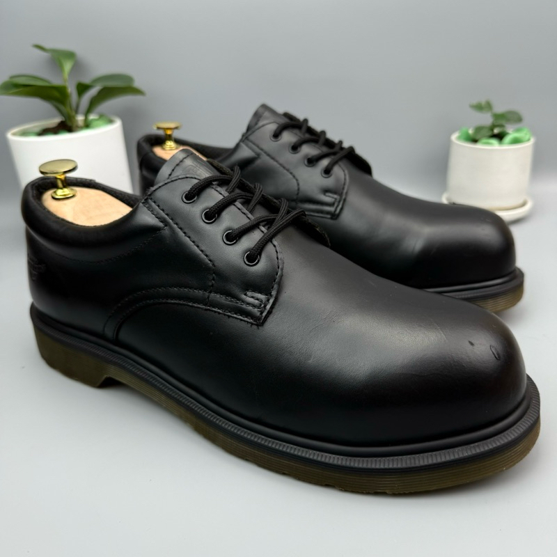 Sz.43-44 Dr.Martens 13711 Steel Toe (หัวเหล็ก) มือสองของแท้100% รองเท้าหนังแท้หัวเหล็กสีดำ