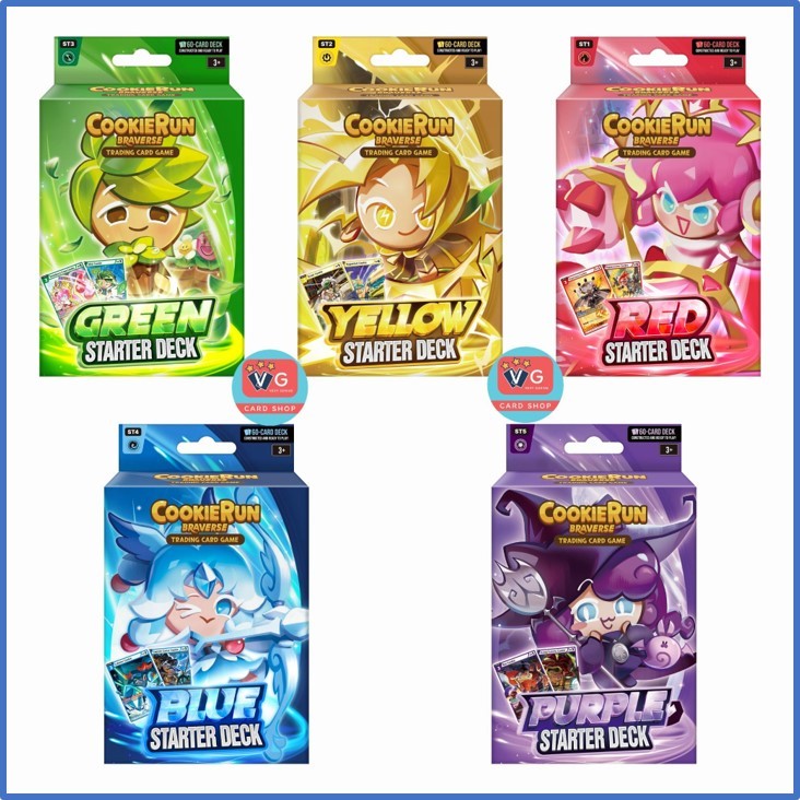 CookieRun Braverse Trading Card Game Starter Deck ชุดเริ่มต้ย
