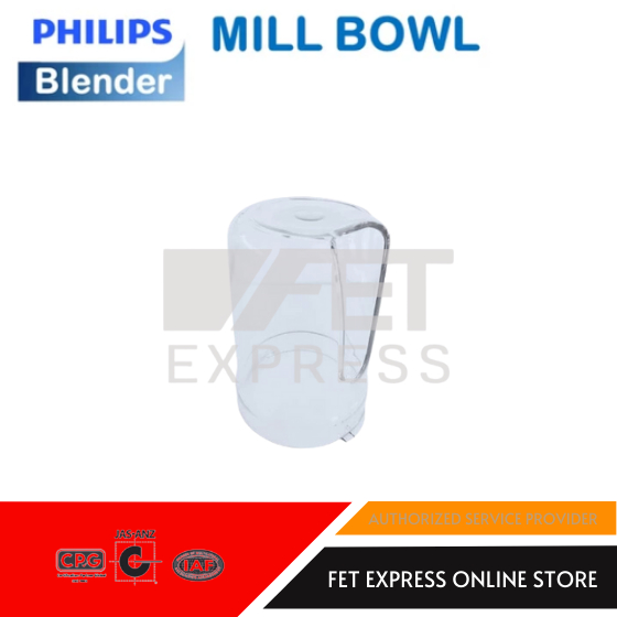 Mill Bowl โถปั่นแห้ง PHILIPS อะไหล่แท้สำหรับเครื่องปั่น PHILIPS รุ่น HR2115,2116,2117,2118และ2120 (9