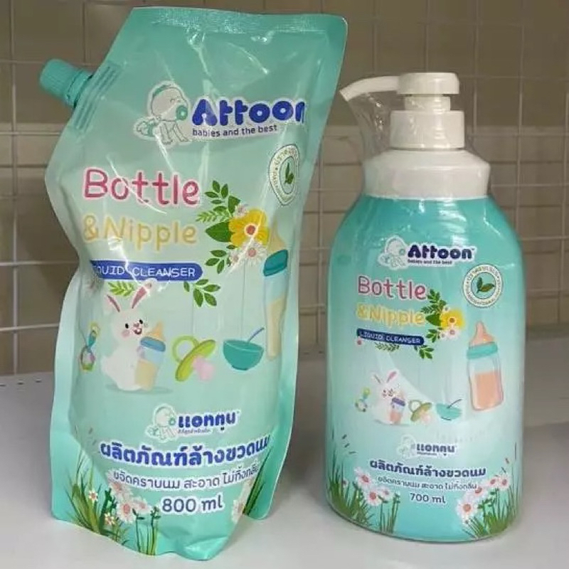 Attoon น้ำยาล้างขวดนม Bottle&Nipple