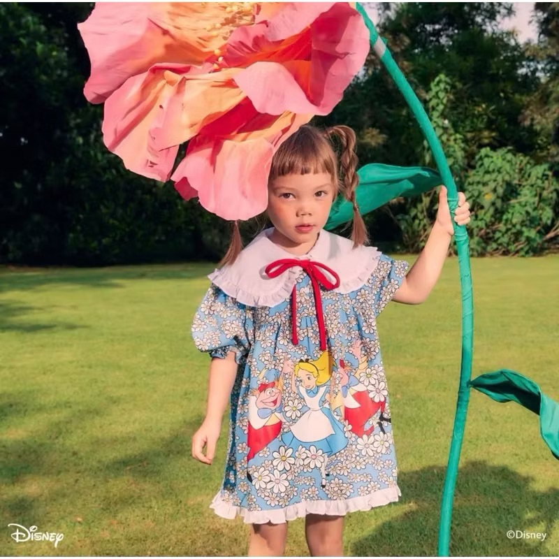 Endless Holiday Mini DayDream Dress 2T 3T : Alice Lost in the Daisy Garden