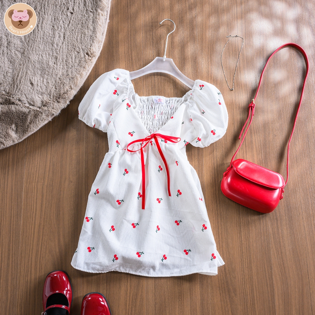 Cherbet Minidress เสื้อกึ่งมินิเดรส ลายเชอรี่ น่ารักมากกกก