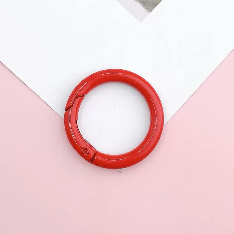 (พร้อมส่งในไทย!) ห่วงสปริง Diy ขนาด 34mm ห่วงพวงกุญแจPopmart อะไหล่พวงกุญแจ ห่วงโลหะ