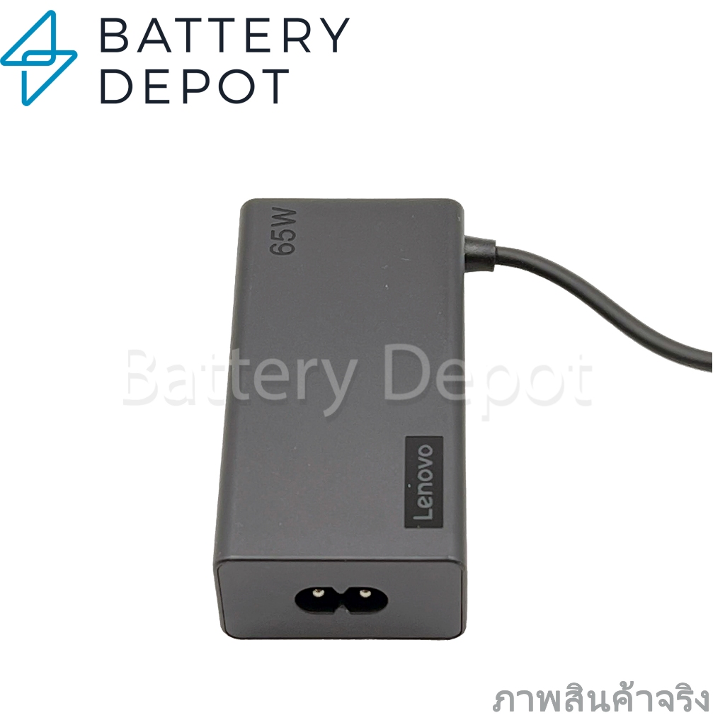 Slim Lenovo Adapter ของแท้ Lenovo 20V/3.25A 65W หัว Jack USB Type-C  ADLX65YDC3E  สายชาร์จ Lenovo สายชาร์จ เลอโนโว่