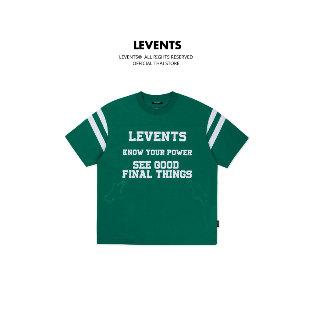 Levents® Final Things Tee เสื้อยืดโอเวอร์ไซส์ แขนสั้น ผ้าคอตตอนคุณภาพสูง