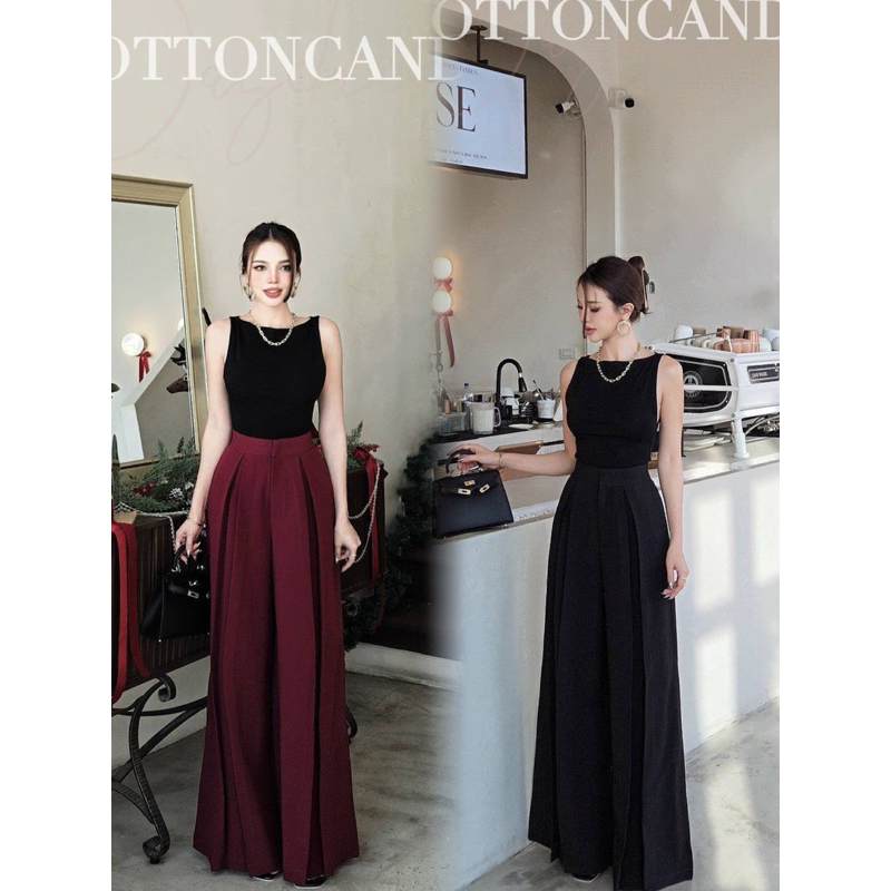 #COTTON CANDY กก.ขายาวทรงเริ่ด New Glam korea pants