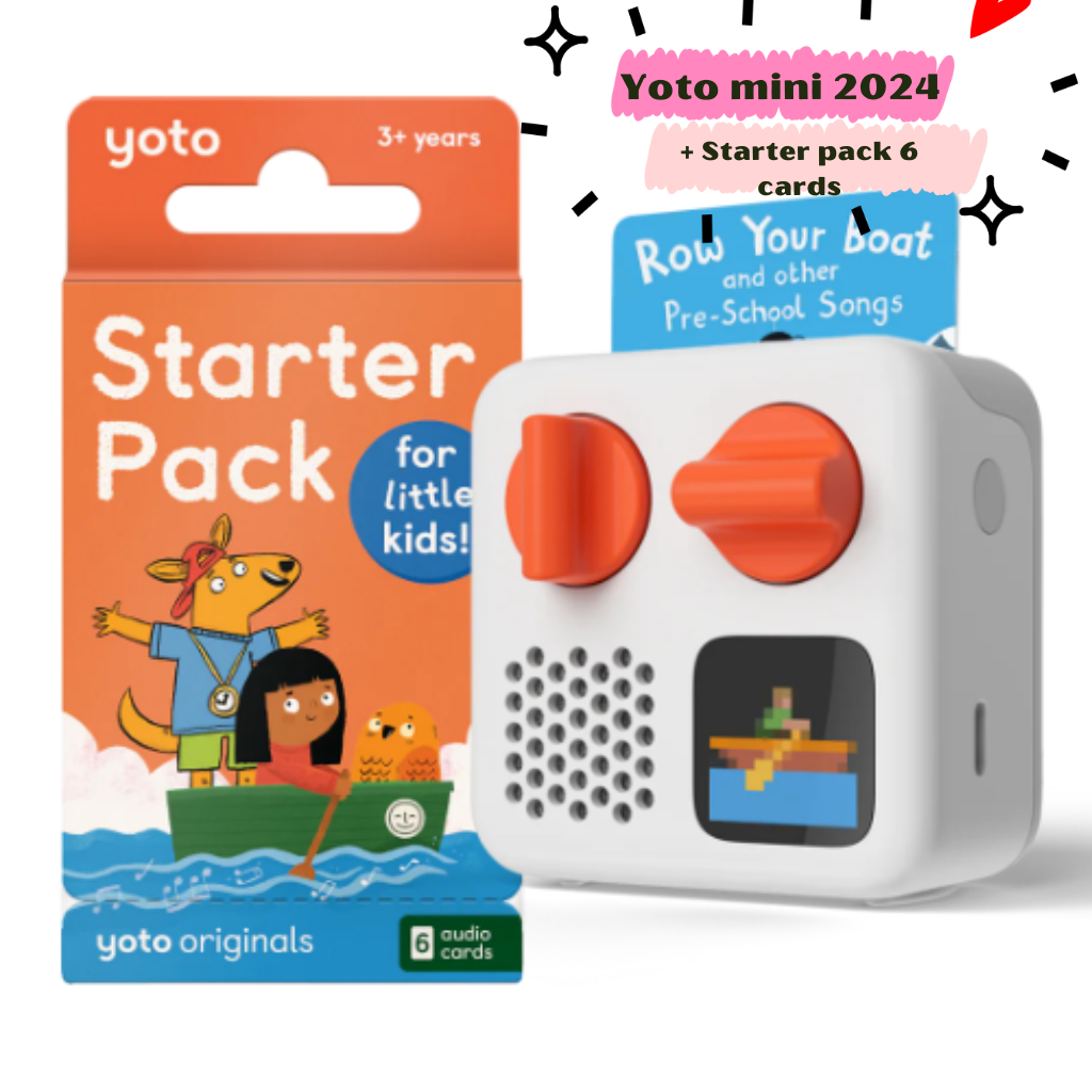 เครื่องYoto Mini  player 2024 Edition   ของแท้ สำหรับเด็กพกพาง่าย สะดวก น่ารัก สดใส