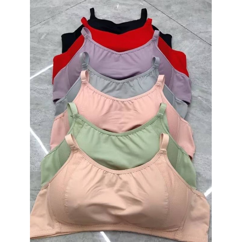 635 เสื้อชั้นในไร้ขอบไร้โครง บังทรงโนบรา สวมใส่ง่าย  ไร้การกดทับไม่อึดอัด