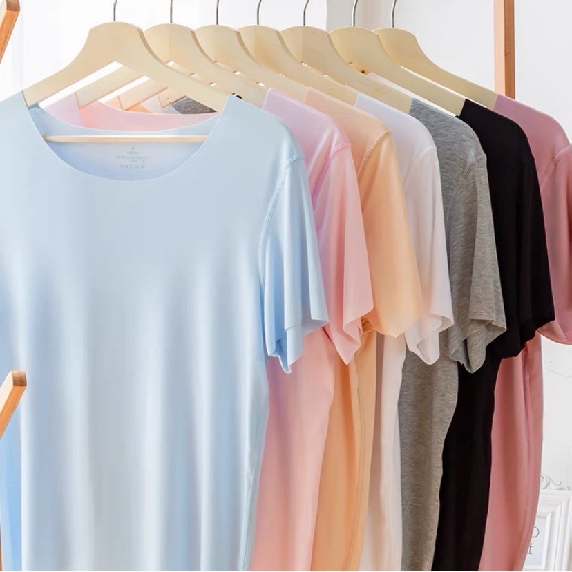 AirMill® WShirt เสื้อยืดผู้หญิง นุ่ม ไม่ยับง่ายๆ ไม่ต้องรีด ซับเหงื่อ ระบายอากาศ แห้งไวAnti-bacteria