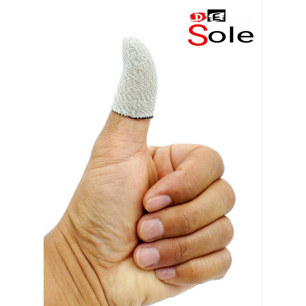 2 ชิ้น DE Sole Sleeve ปลอกนิ้วกันความร้อน DE Sole Sleeve Finger Heat Protection สำหรับติดโซล