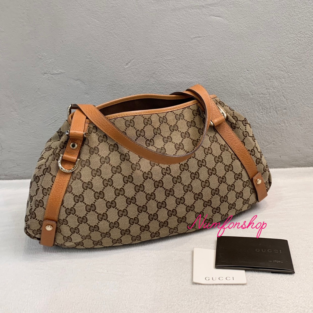 Gucci GG Canvas Tote Bag มือสองสภาพดี