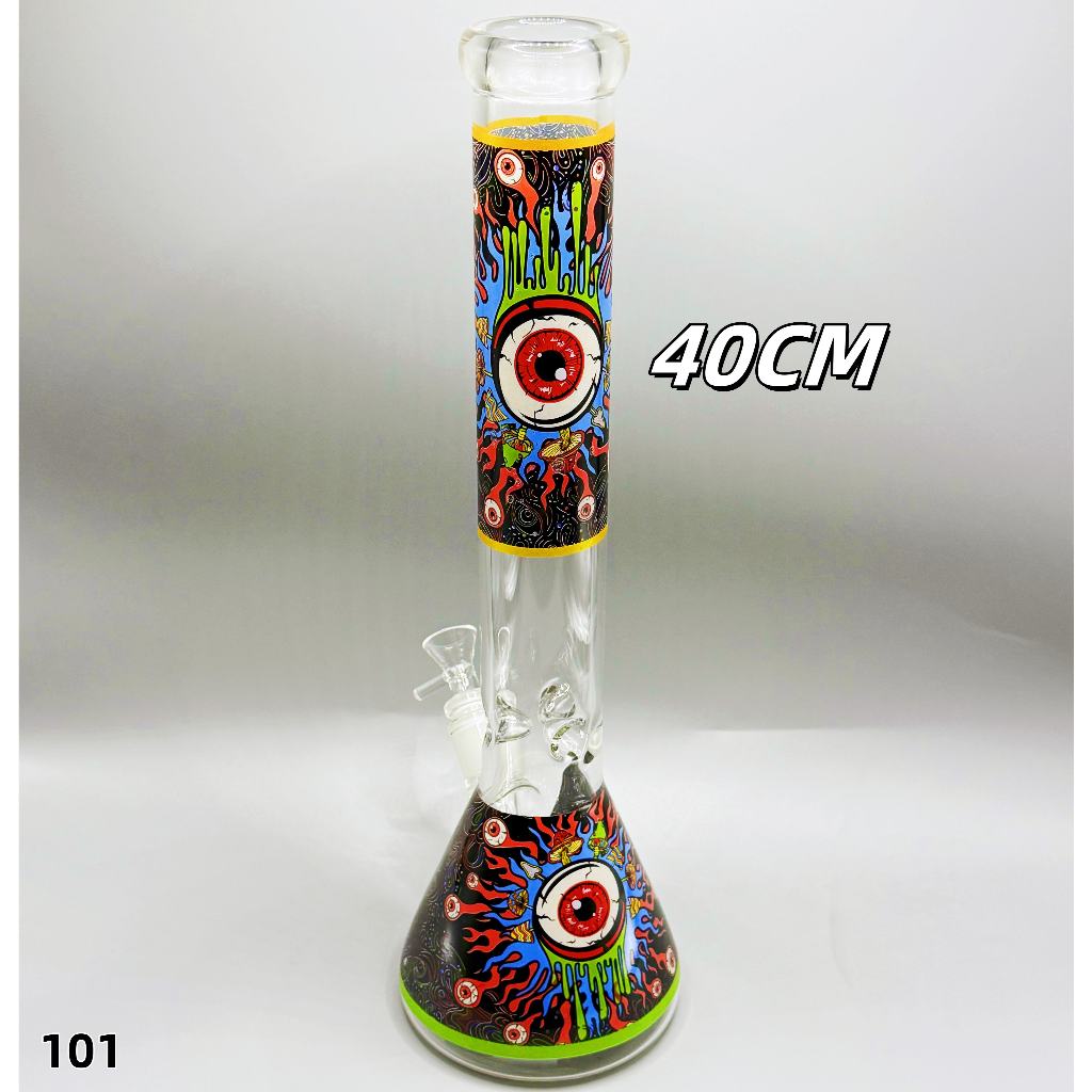 บ้องแก้ว 40CM50CM บ้องแก้วใหญ่ หลอดแก้ว หนา5MMมิล บ้อง ขนาดใหญ่ หลอดวิทยาศาสตร์ Glass Bong อุปกรณ์คร