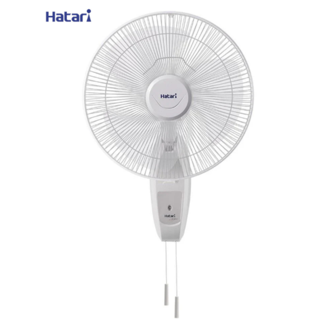 HATARI พัดลมติดผนัง 16 นิ้ว สีขาว แบบเชือกดึง รุ่น HT-W16M6