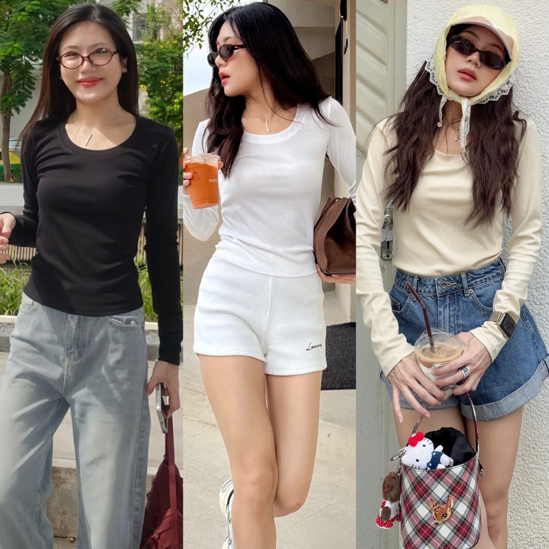 MALI LONG SLEEVED TOP(10วันจัดส่ง)