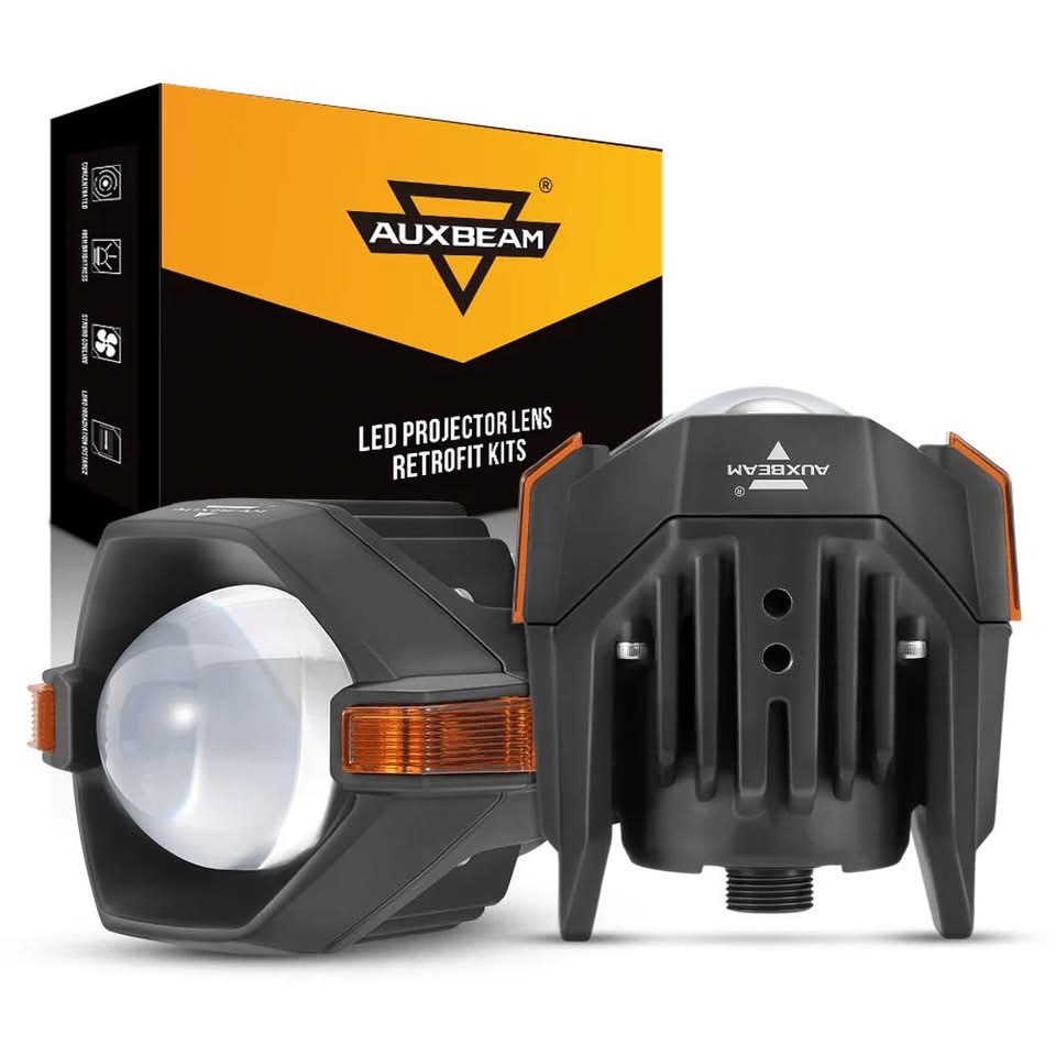 Auxbeam Bi-LED Projector  ไฟมอเตอไซค์ ขนาด3นิ้ว 120w ไฟสปอร์ตไลท์ ไฟled