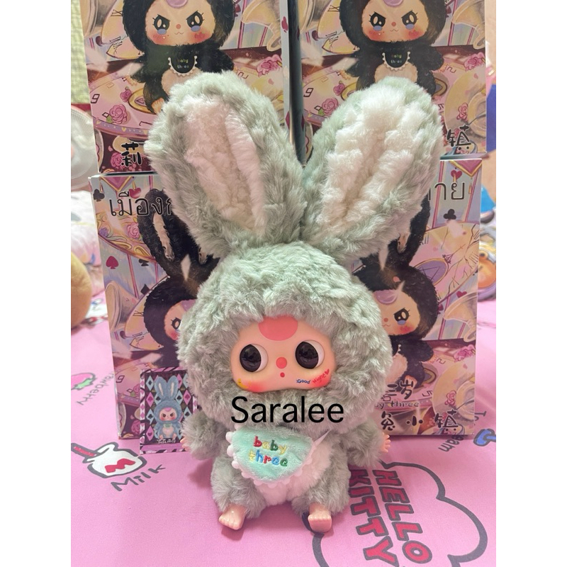 [พร้อมส่ง] Babythree lily rabbit town เช็คตัว เช็คการ์ด ของแท้