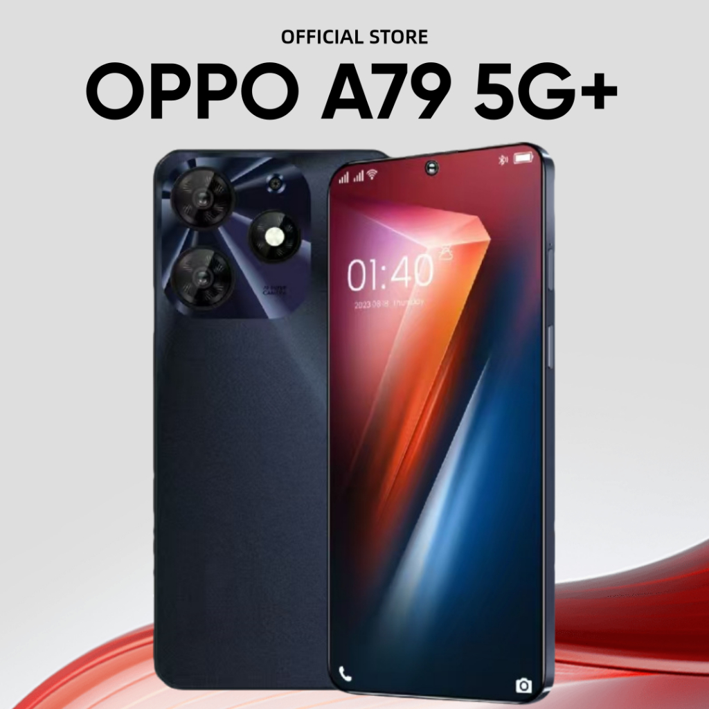 [พร้อมส่ง] โทรศัพท์มือถือ OPPO A79 5G+ RAM 12GB ROM 512GB หน้าจอ 6.7 นิ้ว เเถมฟรีเคสใส+ฟิล์มกระจก