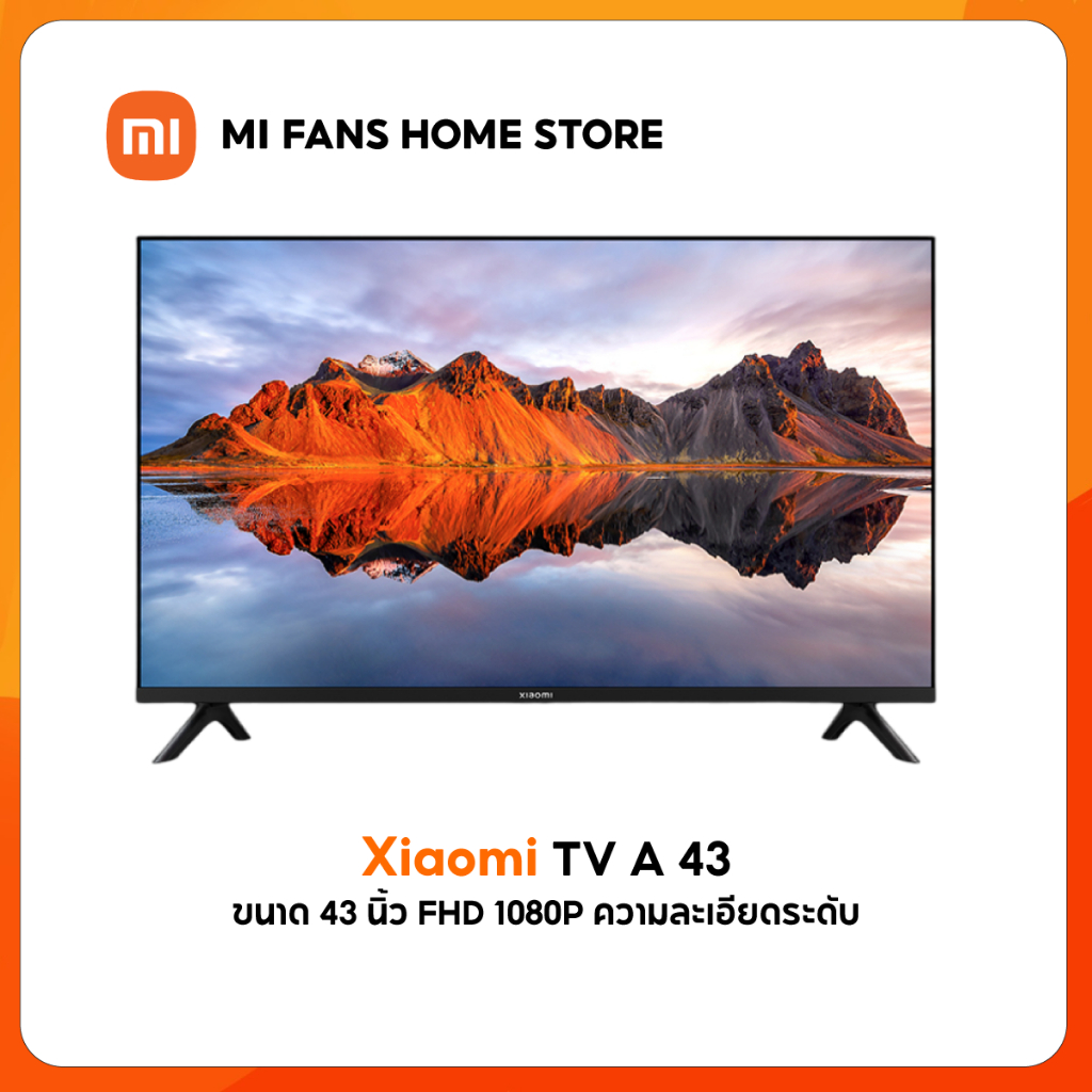 (รับประกันศูนย์ไทย 1 ปี) Xiaomi Smart TV A 43" FHD Google สมาร์ททีวี สเตอริโอลำโพงคู่ ดิจิตอลทีวี Google Netflix Youtube