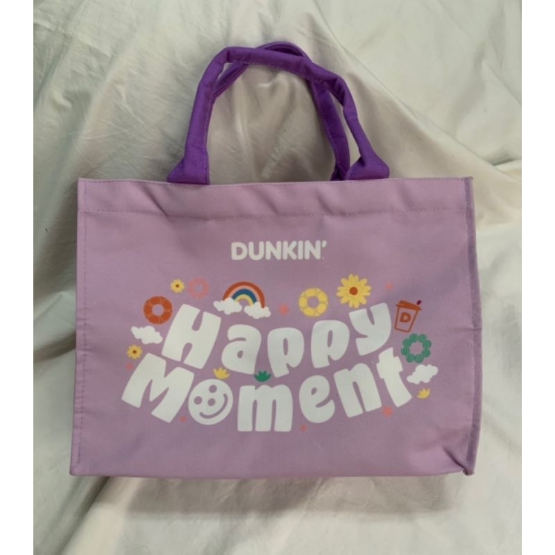 Dunkin' donut bag กระเป๋าถือ ดันกิ้น โดนัท happy moment