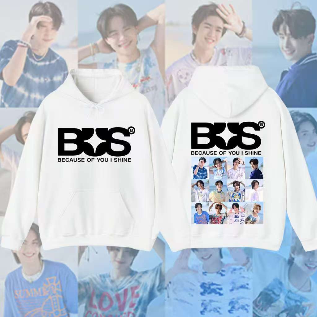 ใหม่เสื้อกันหนาวหมวกผู้หญิง BUS "เพราะคุณฉันส่องแสง" เสื้อกันหนาวผู้หญิง BUS Hoodie แขนยาวสำหรับผู้หญิง เสื้อฮู้ดแขนยาวผ