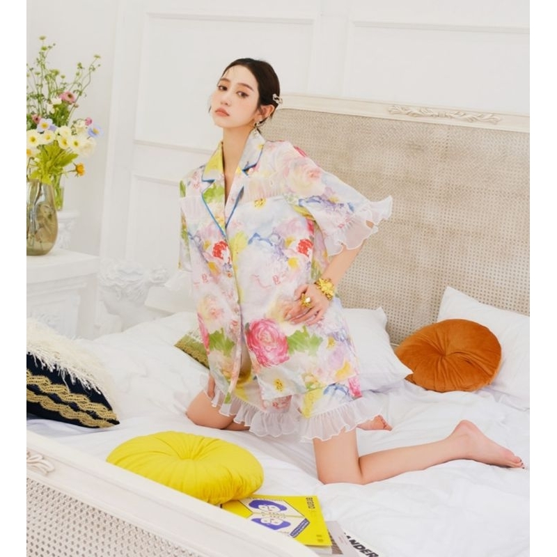ชุดนอน Gabrielle pajamas (premium silk satin)