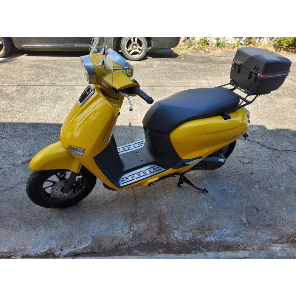 แผ่นรองเท้าแสตนเลส GIORNO125 ใช้ตกแต่งเพิ่มความสวยงามและกันรอย - รูปที่ 7