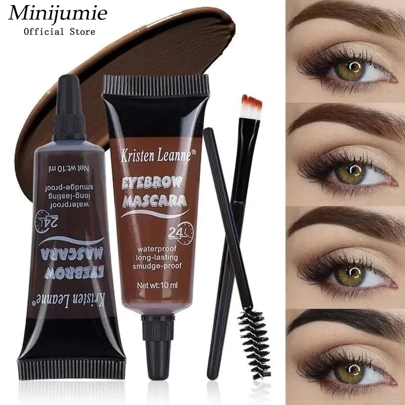 ครีมเขียนคิ้วเนื้อลิควิดกันน้ำ Kristen Leanne ติดทนนาน พร้อมแปรงปัดคิ้ว