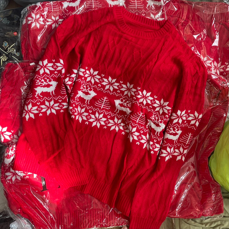 พร้อมส่ง(จากไทย) เสื้อแขนยาวไหมพรม